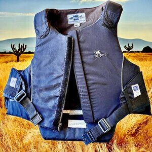Intec Flex Rider Adult Equestrian Rider Safety Vest Black Size 44 L Ladies
